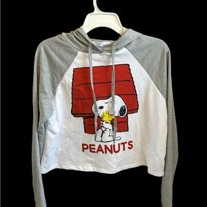 Peanuts Cropped Hoodie